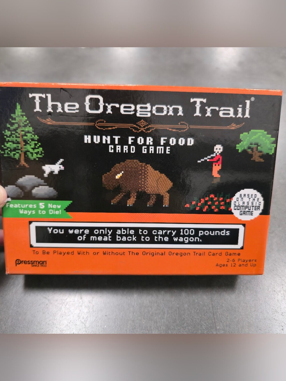 POPULAR STRATEGY GAME PRESSMAN OREGON TRAIL HUNT FOR FOOD GAME NEW